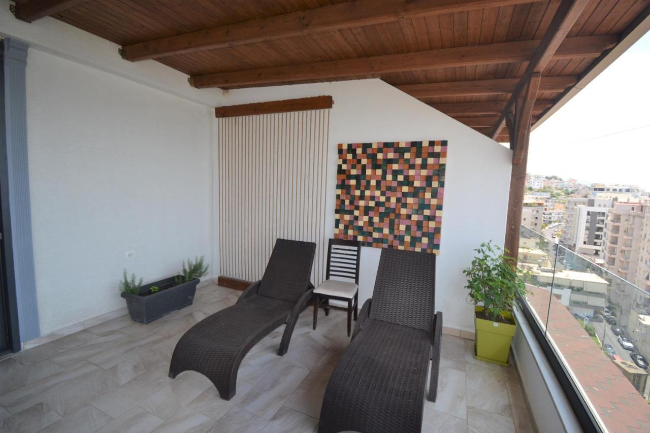 Luxury Penthouse B&E Apartment Sarande Ngoại thất bức ảnh