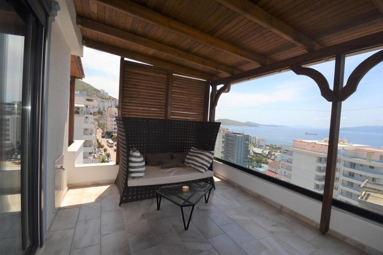 Luxury Penthouse B&E Apartment Sarande Ngoại thất bức ảnh