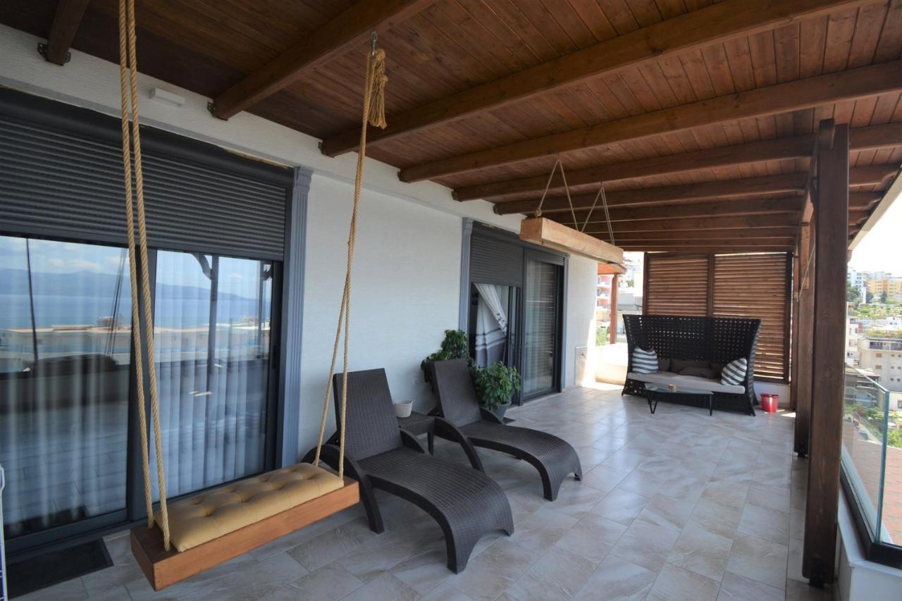 Luxury Penthouse B&E Apartment Sarande Ngoại thất bức ảnh