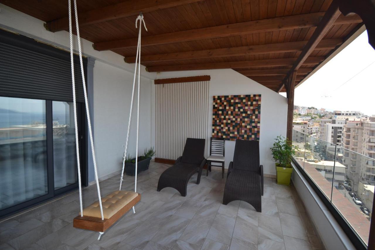Luxury Penthouse B&E Apartment Sarande Ngoại thất bức ảnh